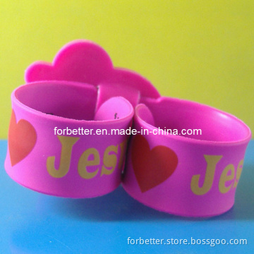 Cartoon Fashion Quartz Silicone Slap Watch (SW-004)